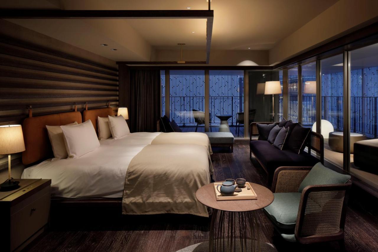 Suite Kawaramachi avec Terrasse et Accès au Salon